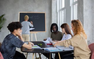 people in a meeting